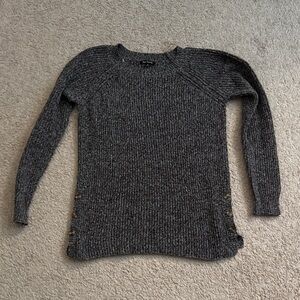 Pine Clover Knit Sweater with button detail on side size XS